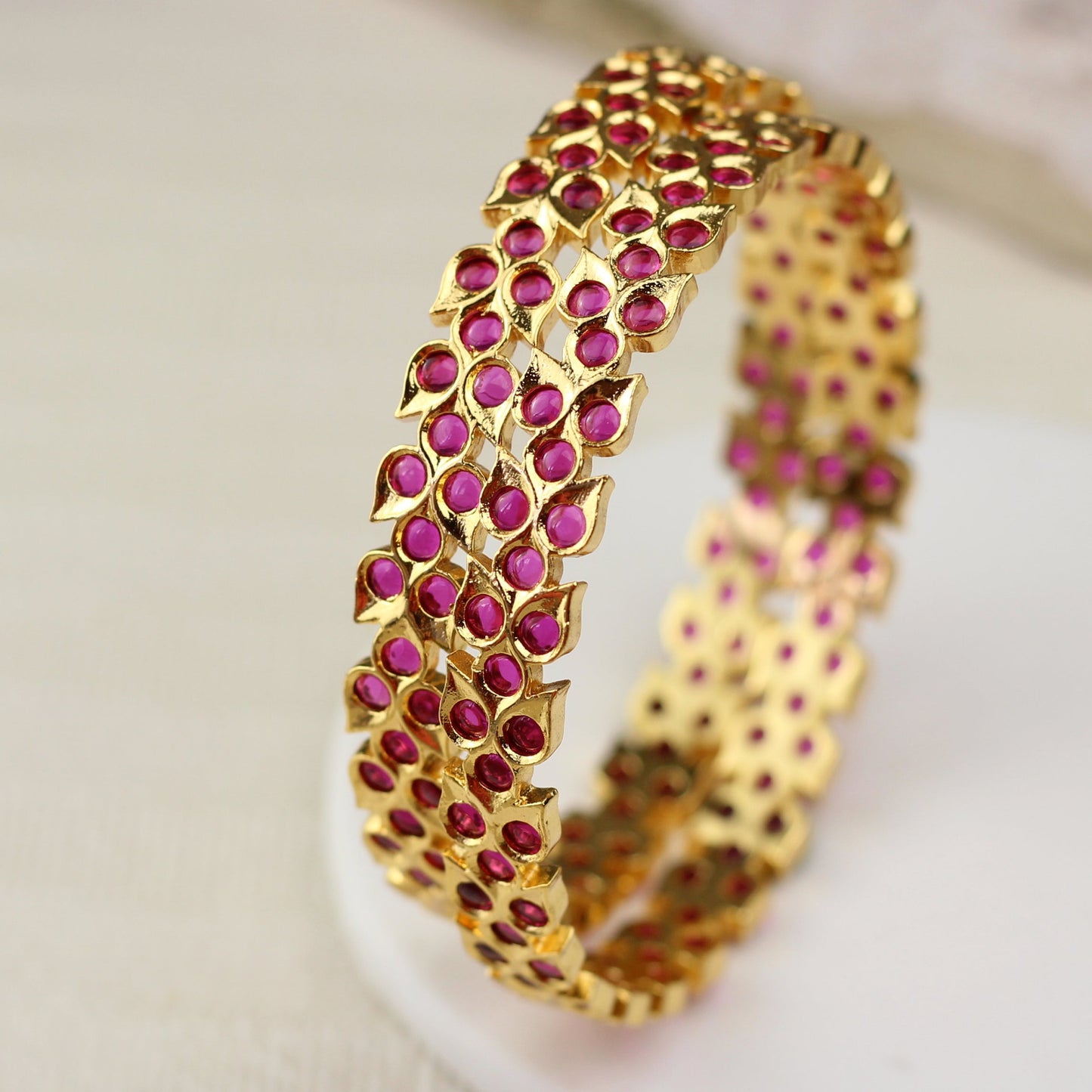 Dotted Bangle Pair