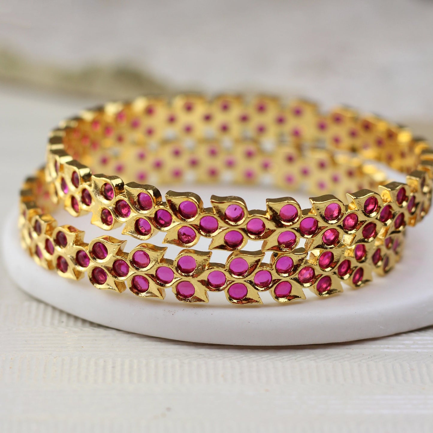 Dotted Bangle Pair