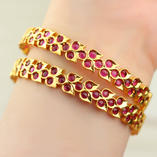 Dotted Bangle Pair