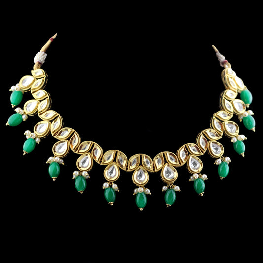 Green Kundan Necklace