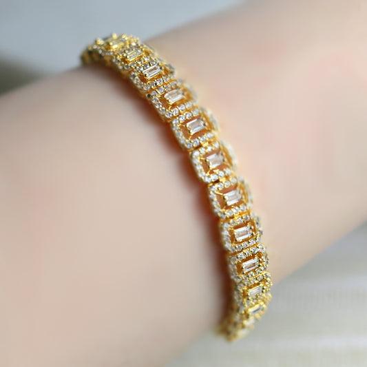 Zircon Gold Bracelet