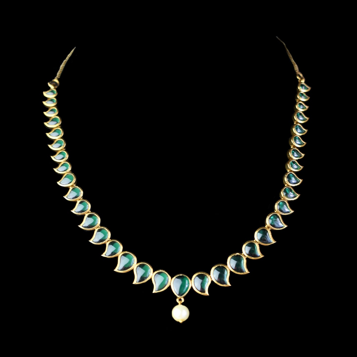 Statement Green Necklace