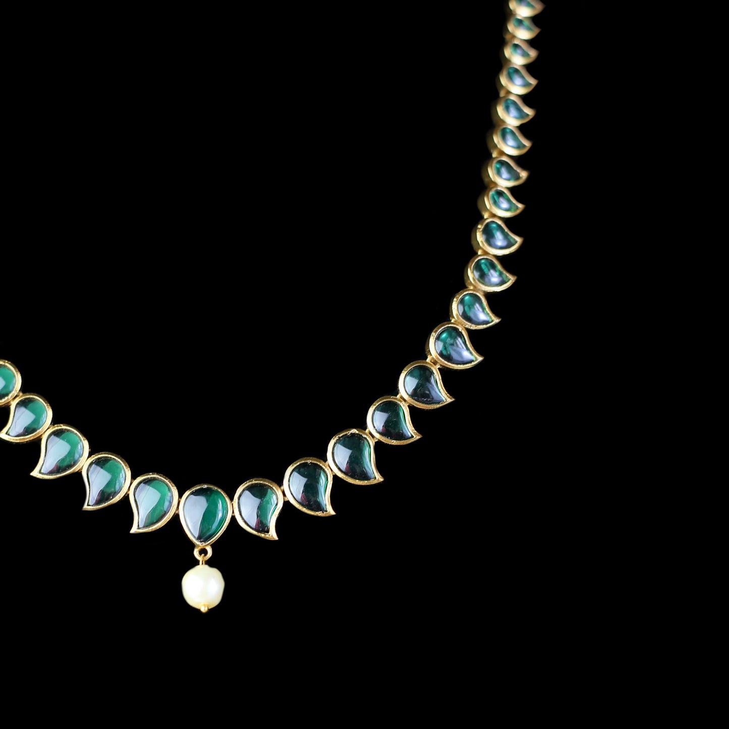 Statement Green Necklace