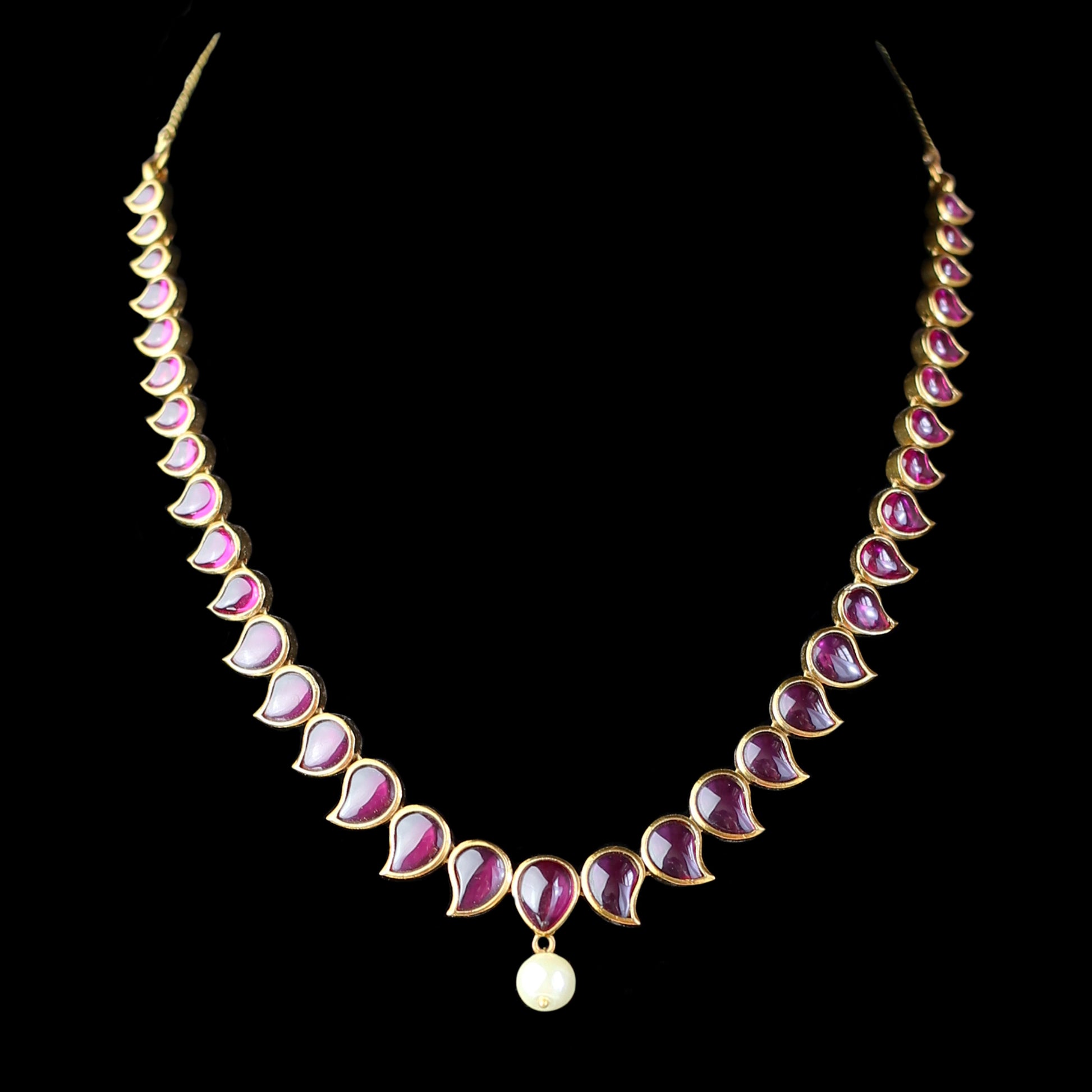 Statement Ruby Necklace - Rabal
