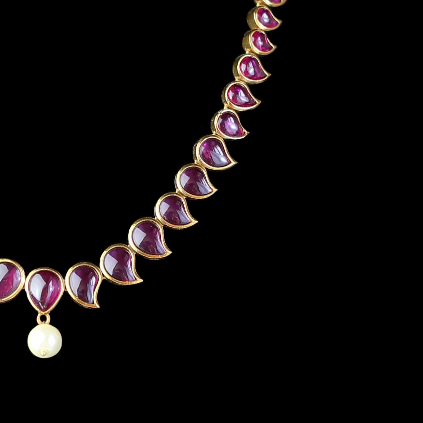 Statement Ruby Necklace - Rabal