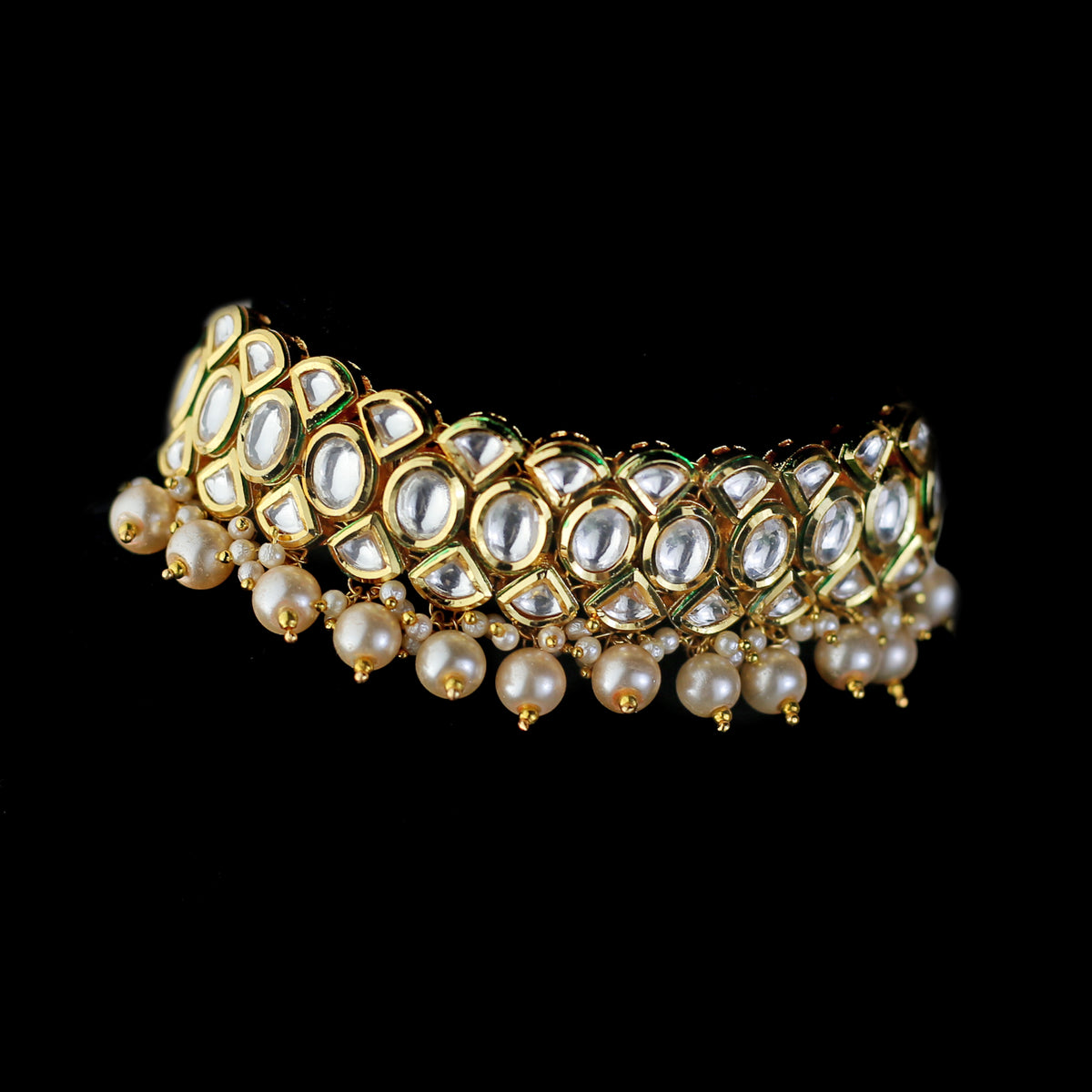 Kundan Pearl Choker - Rabal