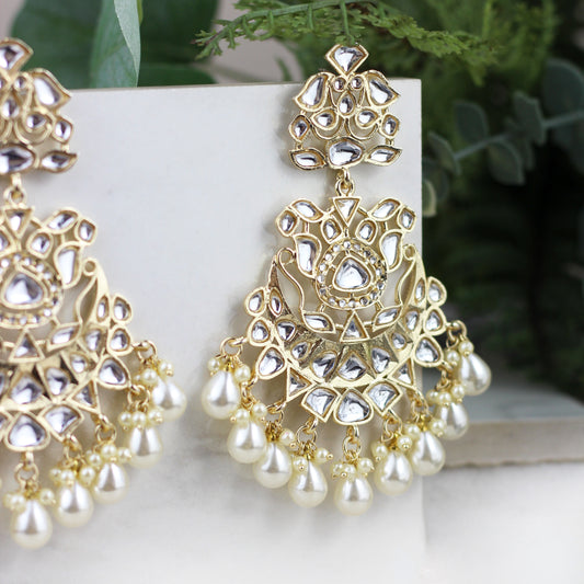 Pearl Statement Drop Earring