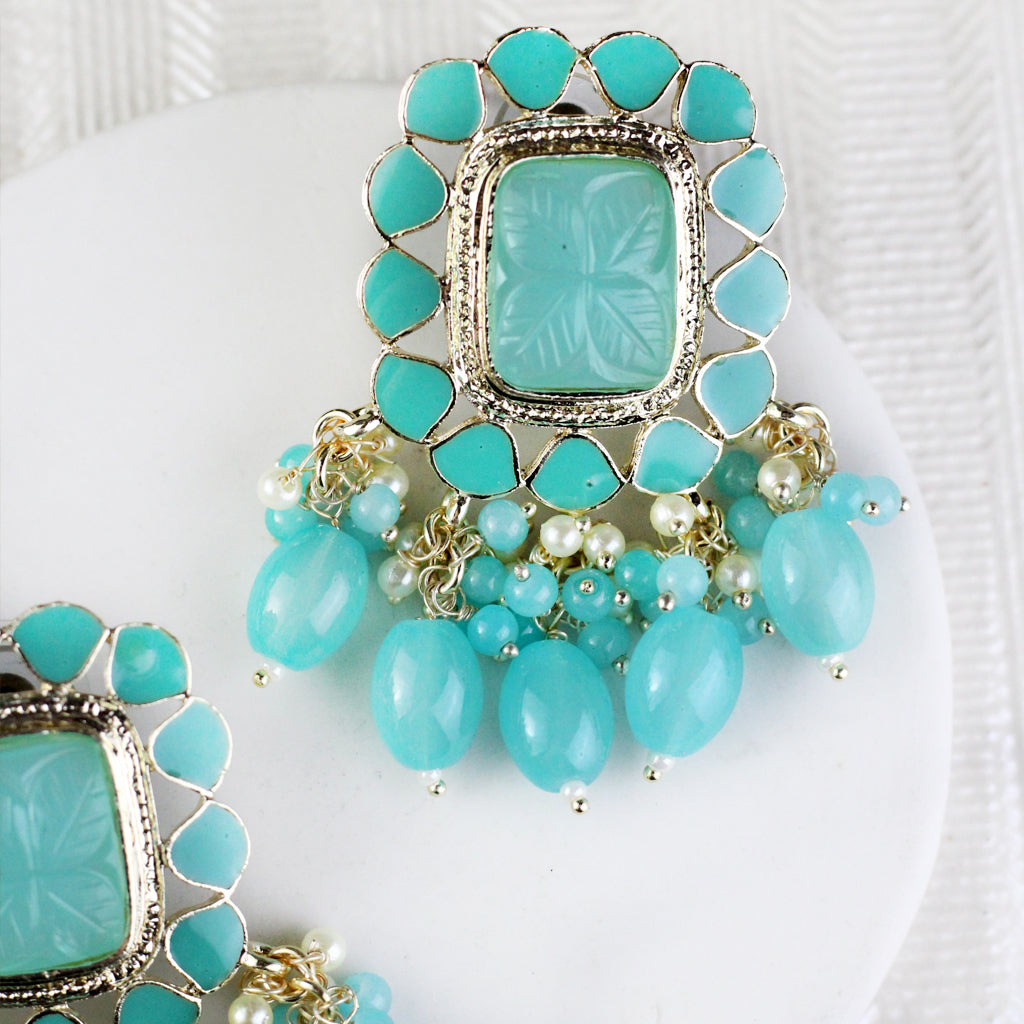 Statement Turquoise Drop Earring