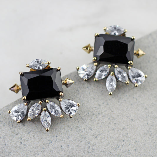 Zircon Black Designer Earring