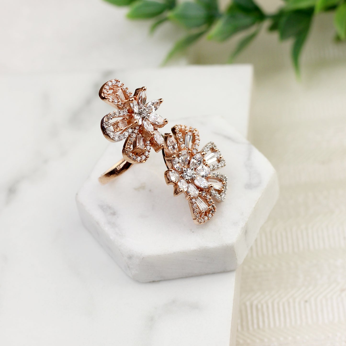 Zirconia Statement Ring
