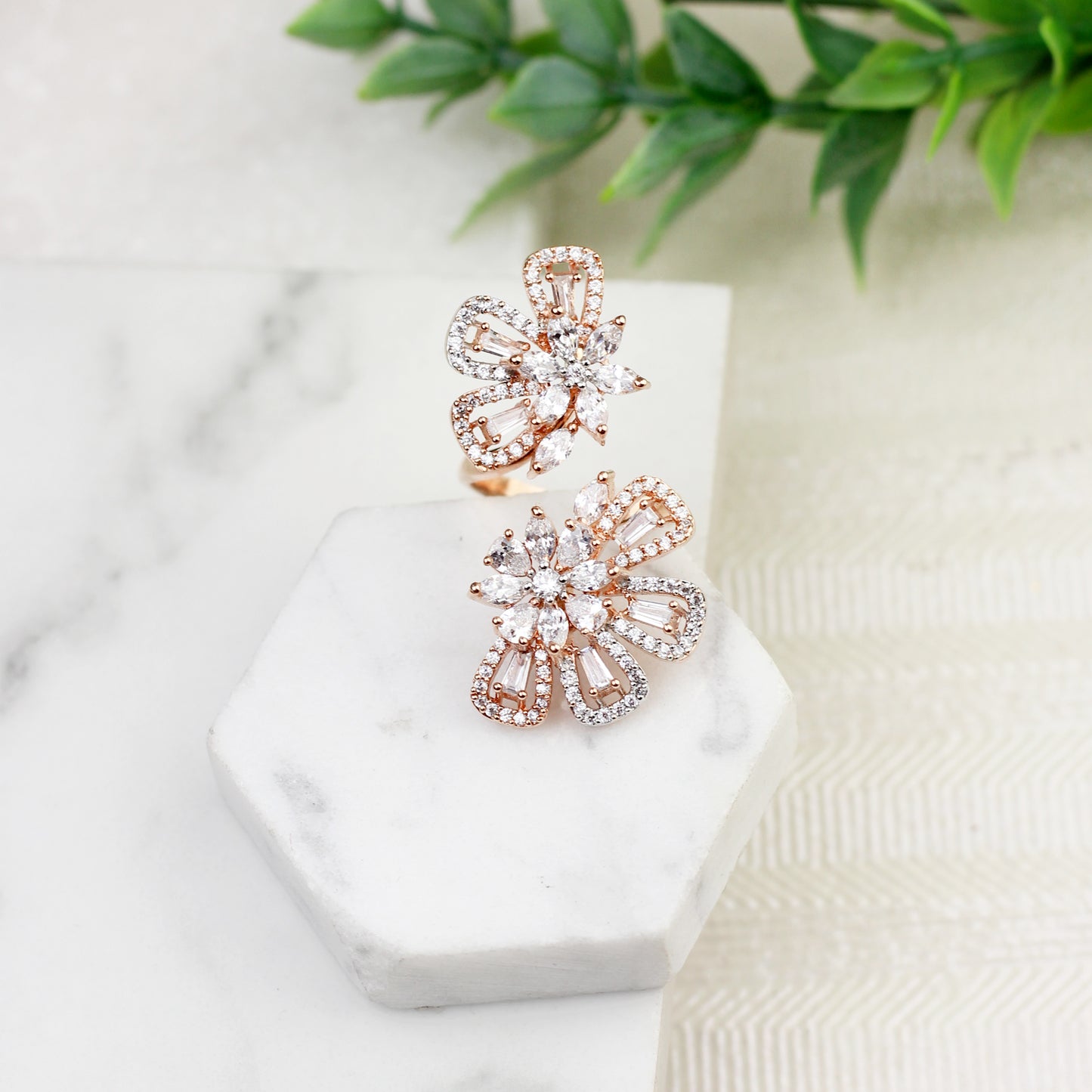 Zirconia Statement Ring