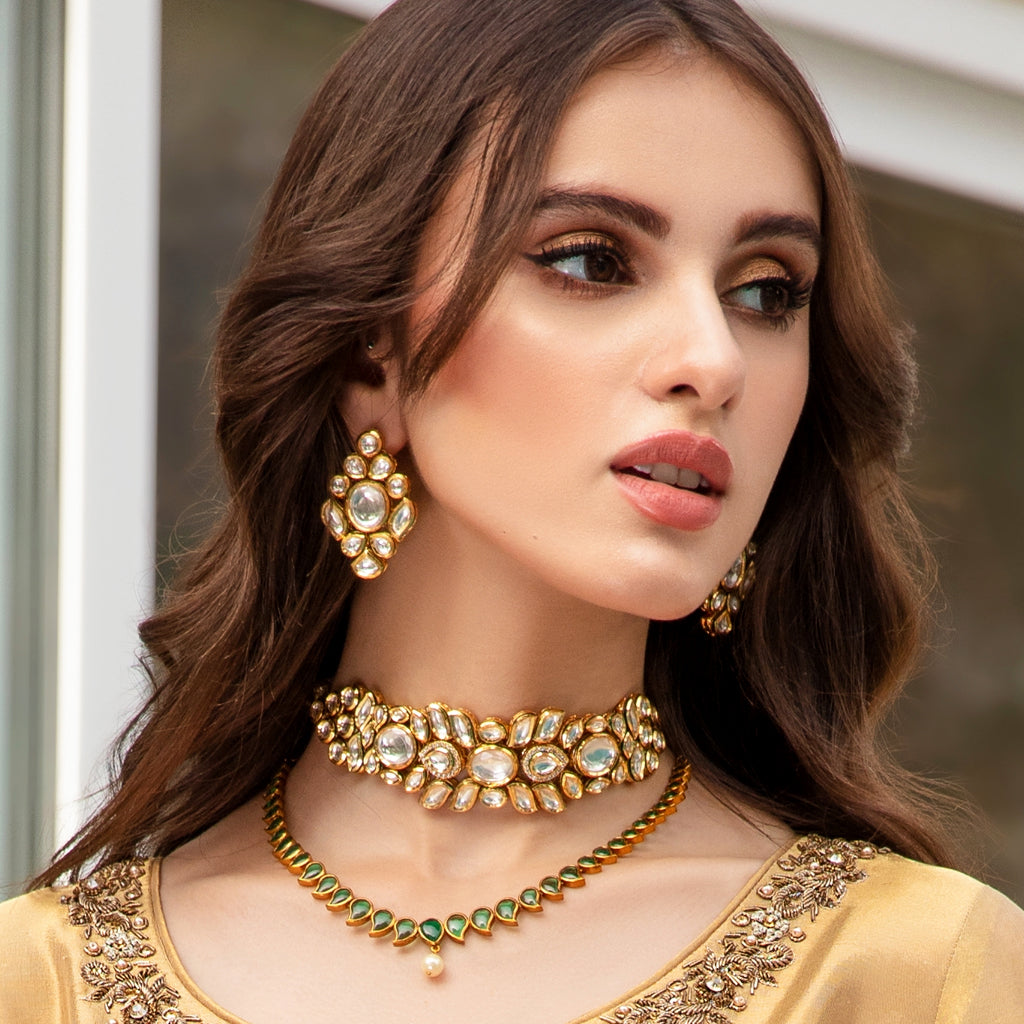 Statement Green Necklace